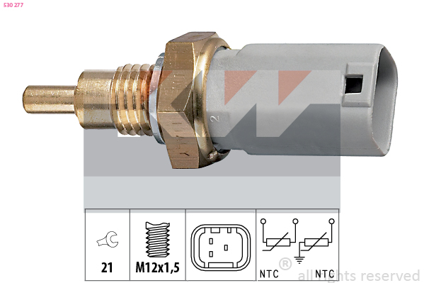 Senzor,temperatura lichid de racire 530 277 KW